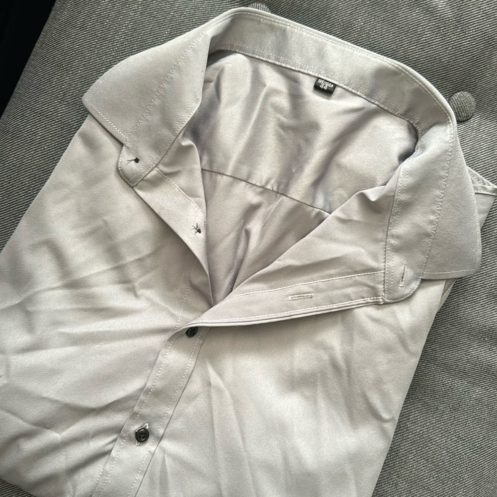 Silver Dress Shirt
